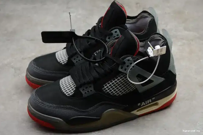 Jordan Air CV9388-001 Bred 4 Off Retro x White 0419